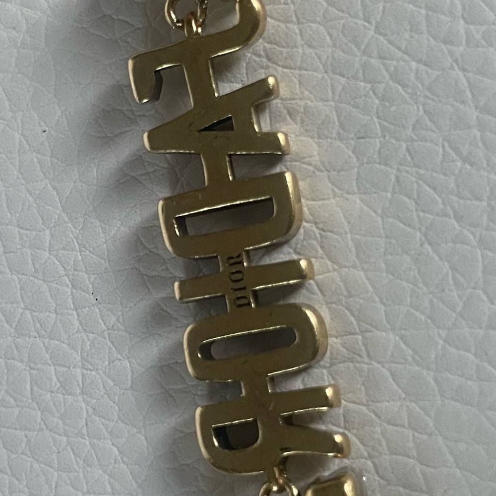 Christian Dior 'J'adior' Logo Bracelet with Crystal Accents - Picture 6 of 8